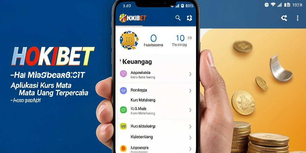 Tampilan antarmuka HOKIBET yang sederhana dan informatif.