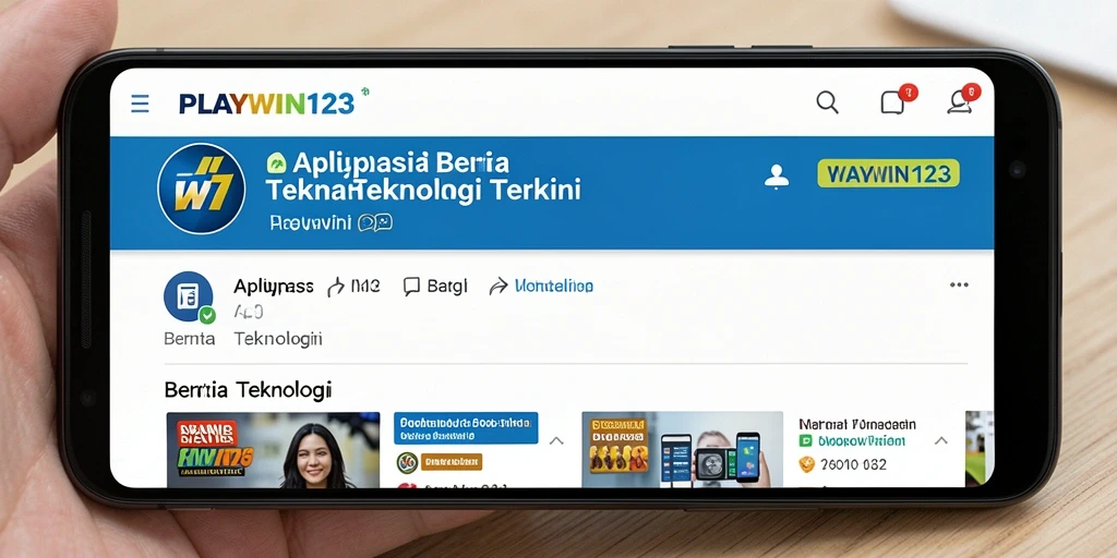 Antarmuka aplikasi PLAYWIN123 yang menarik dan informatif.