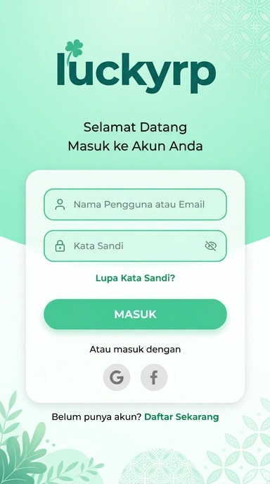 Panduan Masuk Akun luckyrp untuk Pengguna Android
